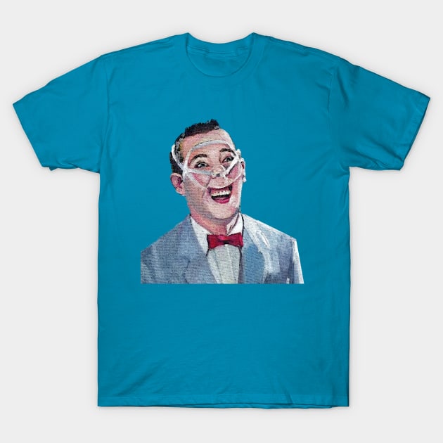 Pee Wee Happy Face T-Shirt by Hursed